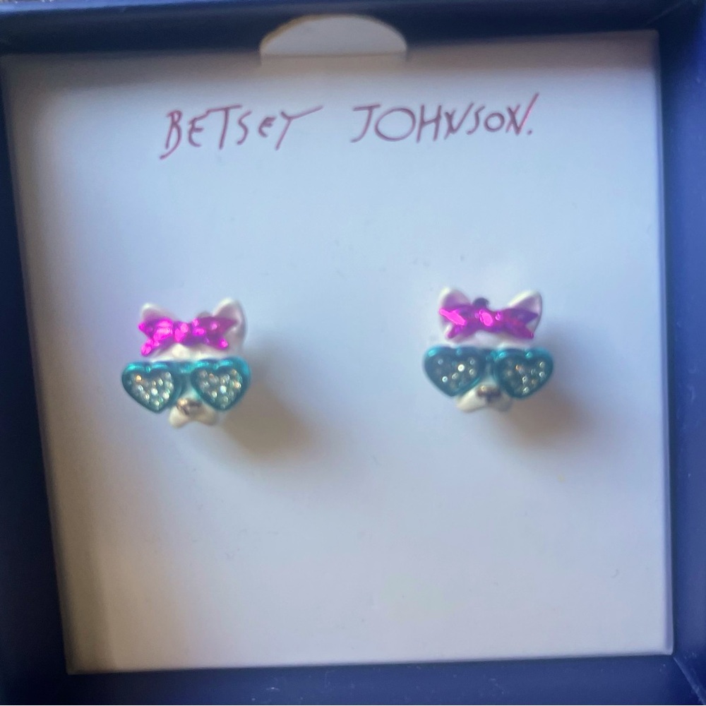 Besty Johnson French Bulldog Earings